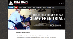 Desktop Screenshot of milehighgraciejiujitsu.com